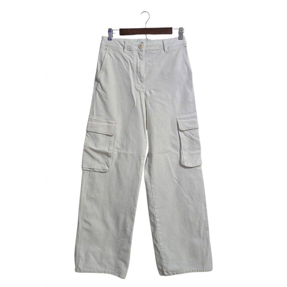 Aritzia Wilfred Free New Highway Wide Leg Cargo Pant In Birch Sz 4